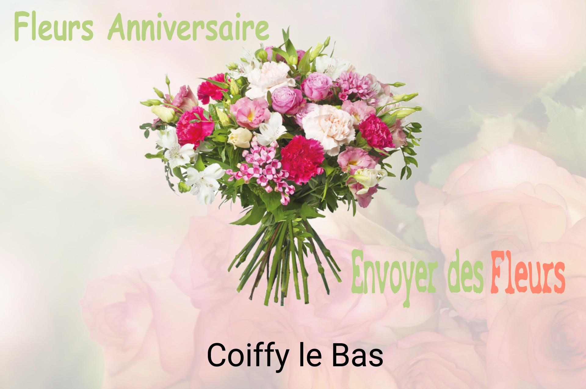 Bouquet de fleurs d’anniversaire livré à Coiffy-le-Bas