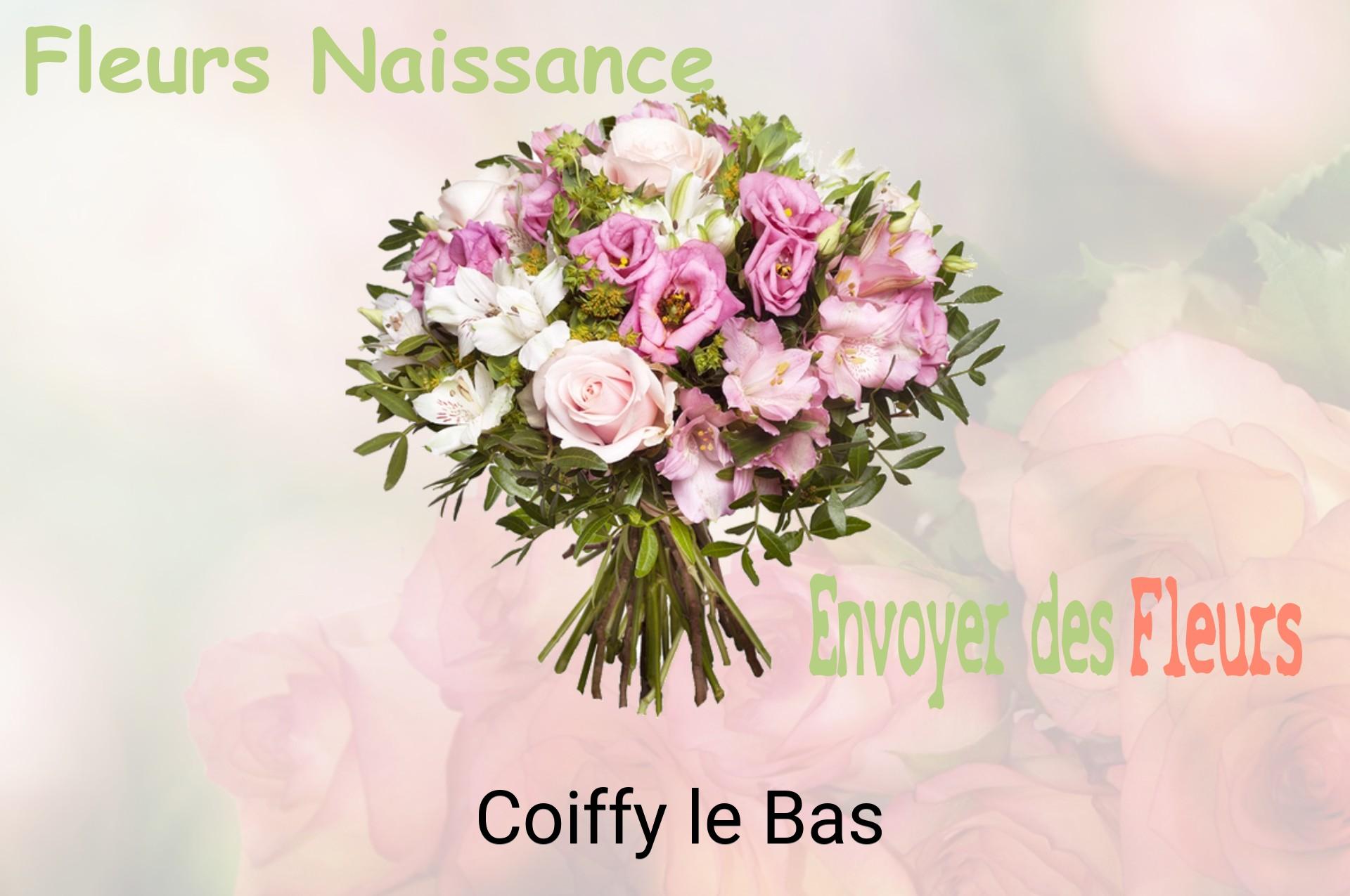 Bouquet de fleurs de naissance livré à Coiffy-le-Bas
